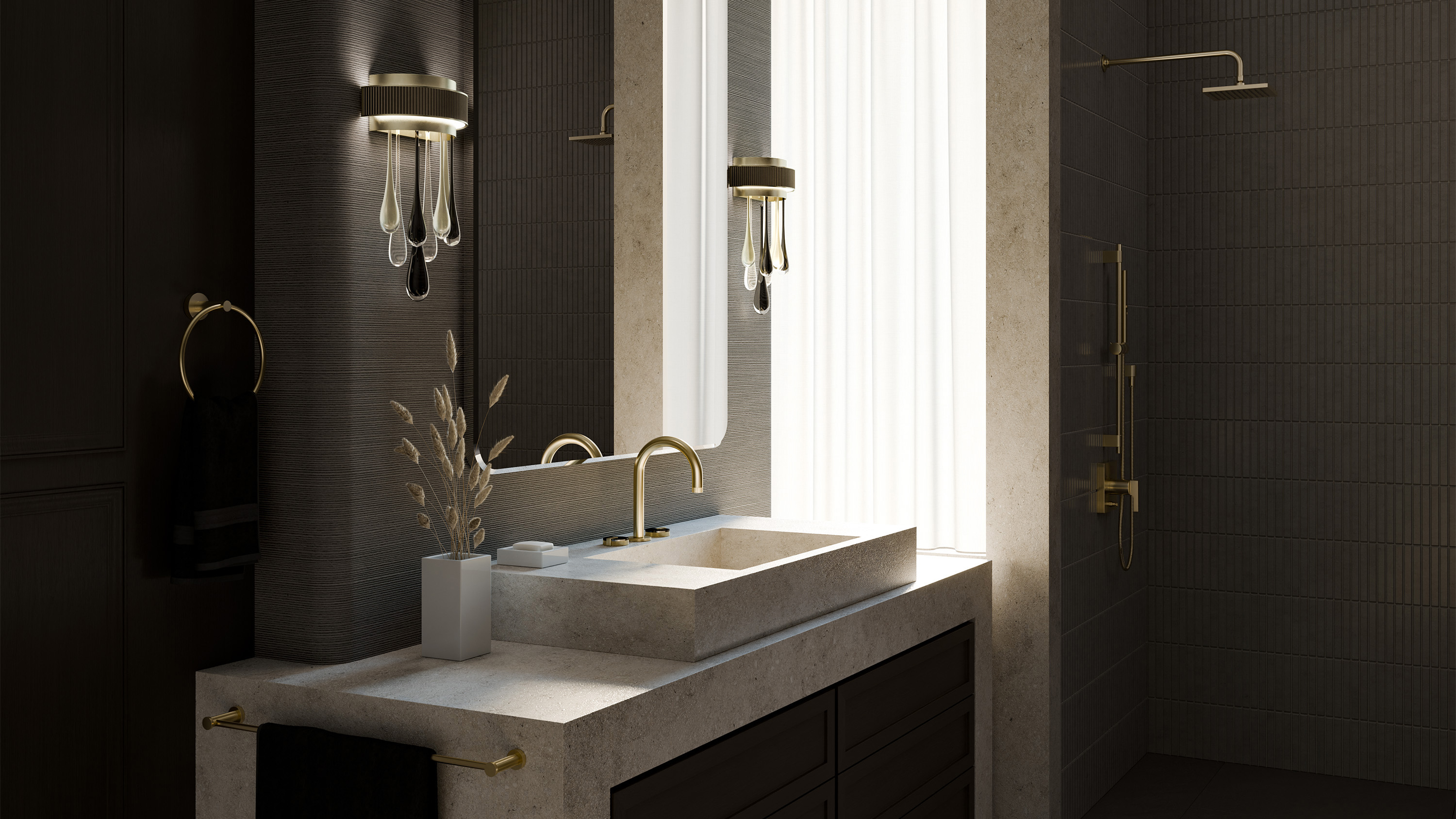 3D Product Visualization - Pyramids Cabinet