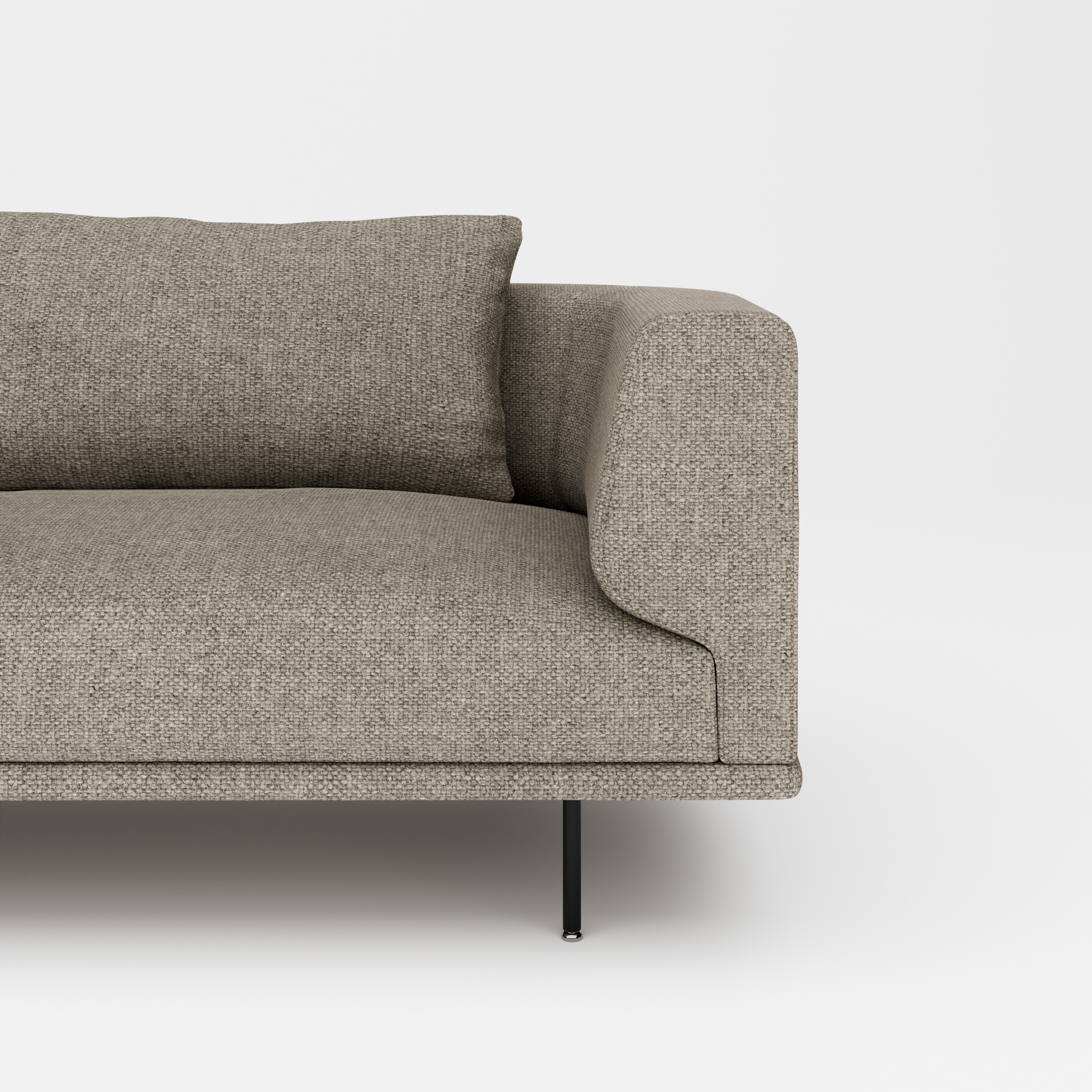 3d rendering of Brighton dinner table in dining room setting