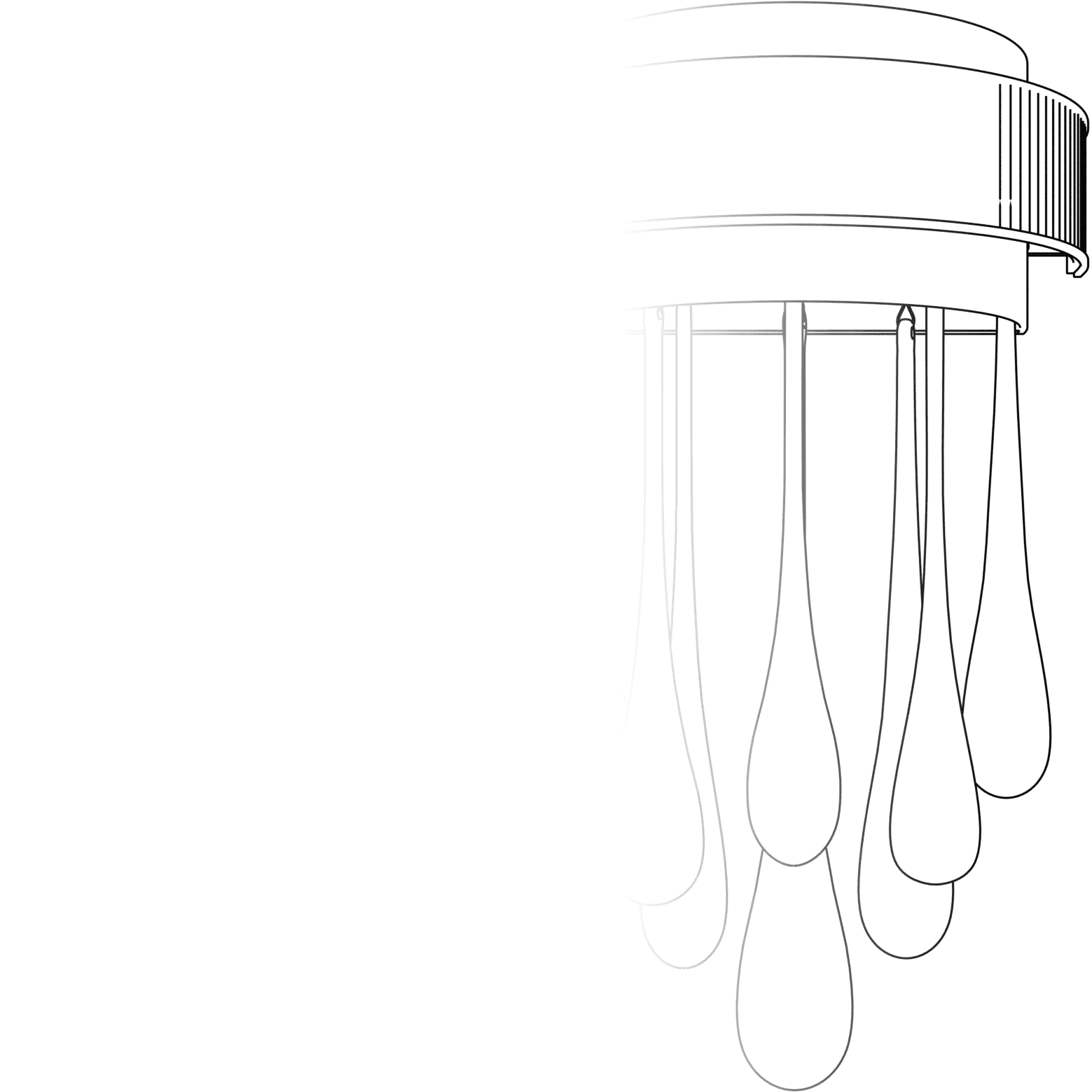 Line drawing of product