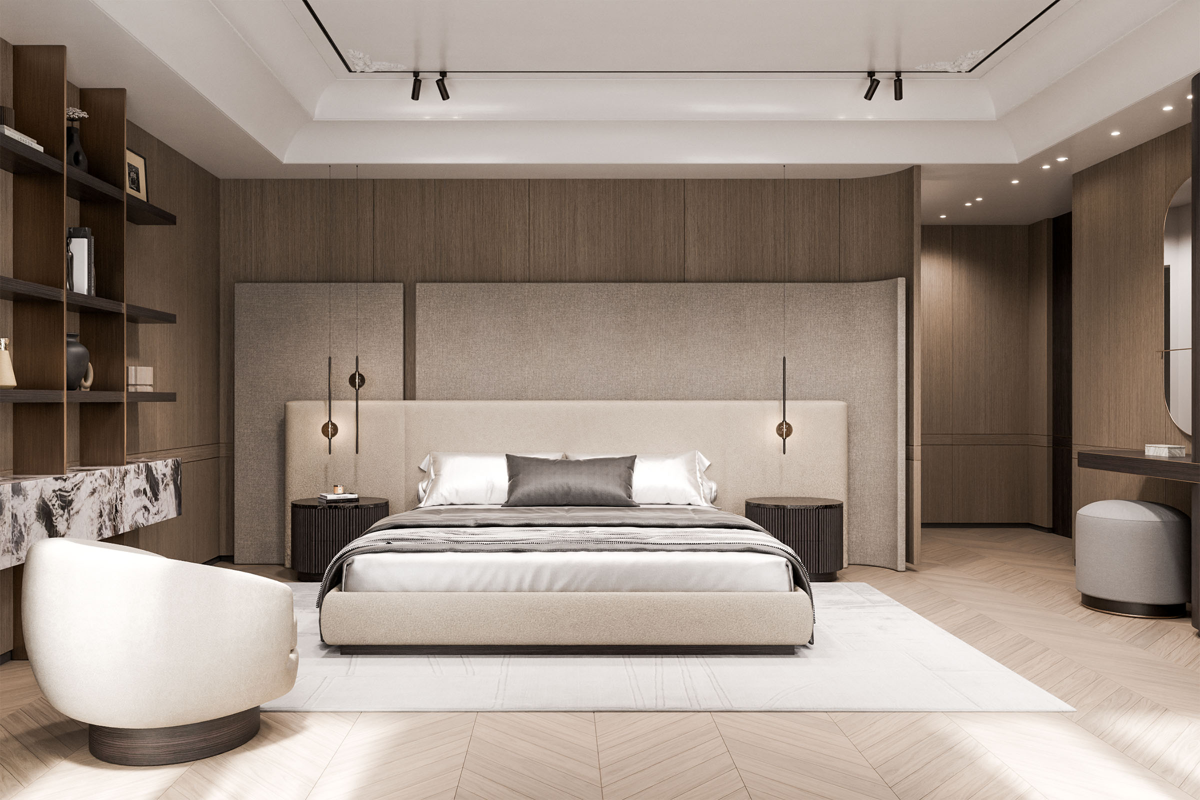 Bedroom Rendering. Designed by SDG.
